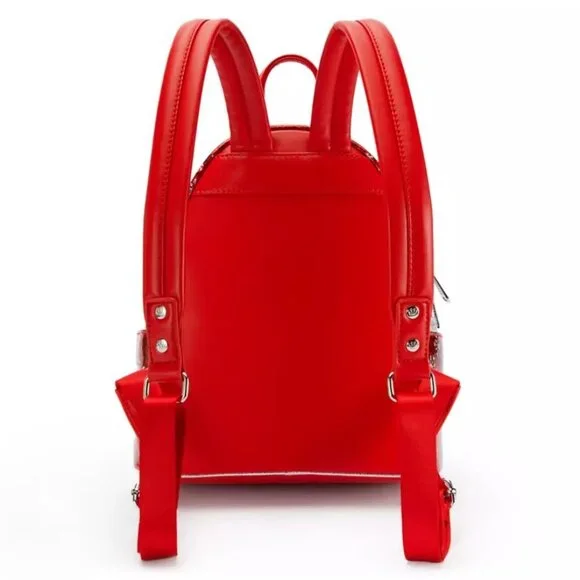 NWT Loungefly Disney Parks 2025 Christmas Peppermint Swirl Mini Backpack - Picture 4 of 5